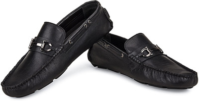 

Missimo Cow Softy Leather Loafers For Men(Black