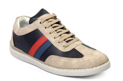 

LeatherKraft Men's 011030 Casual Shoes Casuals For Men(Blue, Beige-black