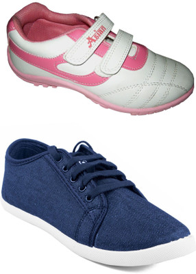 

Asian Women's casual shoes combo pack of 2 Casuals For Women(Multicolor