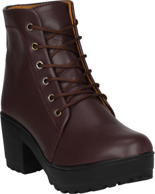 

FASHIMO Women Casual Boots For Women(Brown