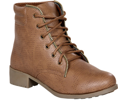 

Zappy Women Boots For Women(Brown, Beige