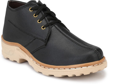 

Big Fox Rocking Synthetic Leather Boots Boots For Men(Black