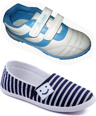 

Asian Women's casual shoes combo pack of 2 Casuals For Women(Multicolor