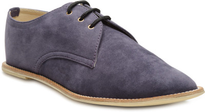 

Chalk Studio Chalk Studio - Darcie - Oxford Lace Ups Corporate Casuals For Women(Purple, Blue