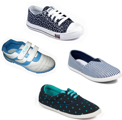 

Asian Women's casual shoes combo pack of 4 Casuals For Women(Multicolor