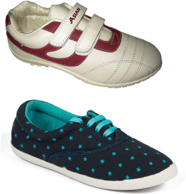

Asian Women's casual shoes combo pack of 2 Casuals For Women(Multicolor