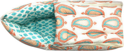 

Bacati Paisley Coral Aqua Reversible Baby Sleeping Bag(Multicolor