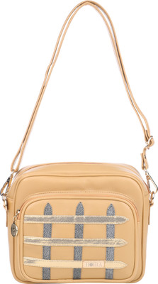 

Horra Women Casual Beige PU Sling Bag