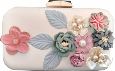 

ALIVE Girls Evening/Party White Leatherette Clutch