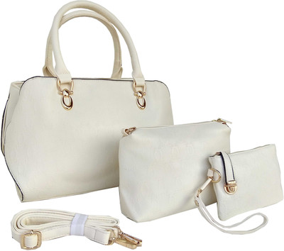 ALIVE Girls Casual White Leatherette Sling Bag