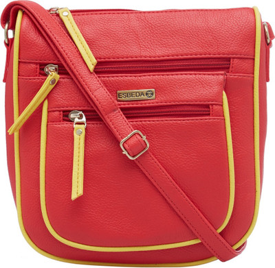 

ESBEDA Women Casual Red PU Sling Bag