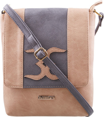 

ESBEDA Women Casual Beige PU Sling Bag