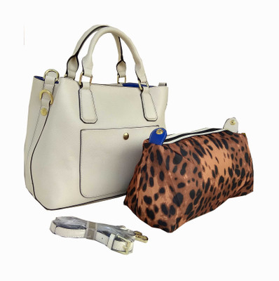

ALIVE Girls Casual White Leatherette Sling Bag