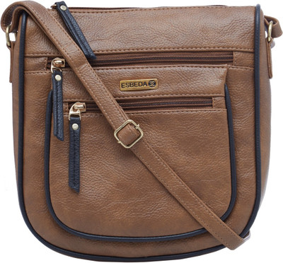 

ESBEDA Women Casual Tan PU Sling Bag