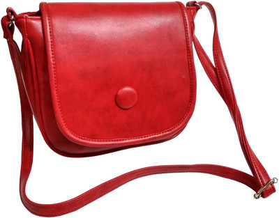 

Leather Land Girls Formal Red Leatherette Sling Bag