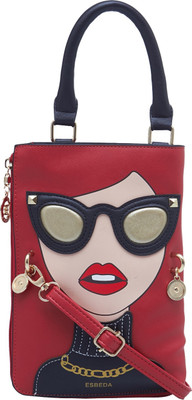 

ESBEDA Women Casual Red PU Sling Bag