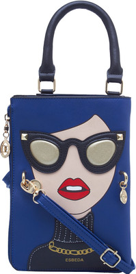 

ESBEDA Women Casual Blue PU Sling Bag