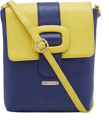 

ESBEDA Women Casual Yellow PU Sling Bag