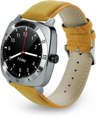 

JIKRA A37 compatible smart watch Black Smartwatch(Brown Strap Free Size)