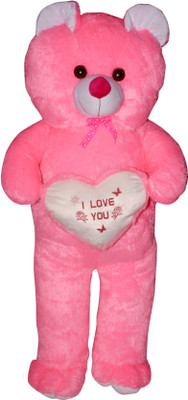 

stuffed toy with heart soft and cute - 120 cm(Pink)