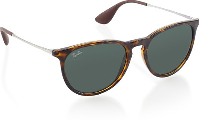 Ray-Ban Round Sunglasses(For Men, Green)