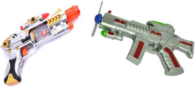 

P17 collection Combo Of Musical lazer sound & space gun for kids(Multicolor)