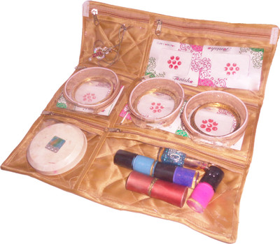 

Afrose Cosmetic Pouch(Gold), Golden