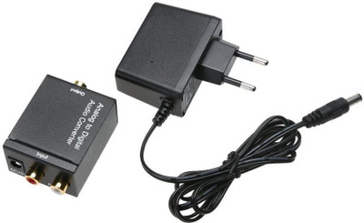 

LipiWorld TV-out Cable Audio Convertor Digital to Analog RCA input and Optical coaxial Output(Black, For Home Theater)