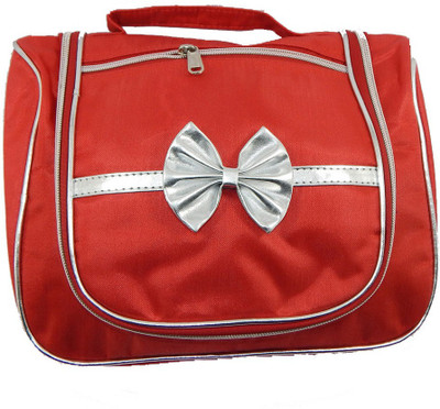 

RK Brands Designer Portable 3 Net Partition Multipurpose Vanity Box(Red)