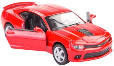 

Kinsmart 2014 Chevrolet Camaro - 5'' Die Cast Metal Pull Back Action Diecast Car - Red(Red)