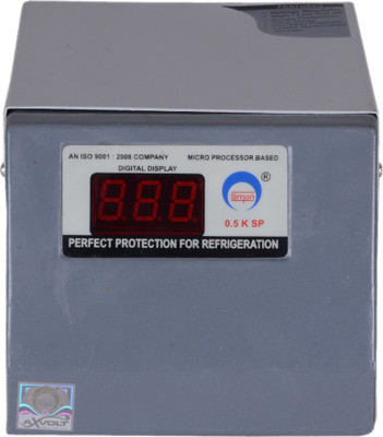 

simon 0.5 KVA Didital Voltage Stabilizer For Refrigerator Up to 350 ltr.(Grey and white)