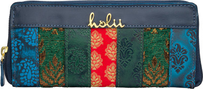 

Holii Women Casual Multicolor Genuine Leather Wallet(1 Card Slot), Blue