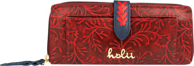 

Holii Women Casual Red Genuine Leather Wallet(1 Card Slot)