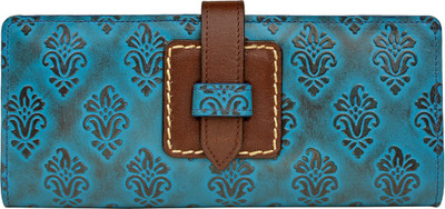

Holii Women Casual Blue Genuine Leather Wallet(1 Card Slot)