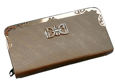 

One Point Collections Women Brown Canvas Wallet(2 Card Slots)