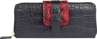 

Holii Women Casual Black Genuine Leather Wallet(1 Card Slot)