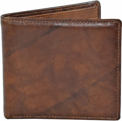 

Zeebros Men Brown Genuine Leather Wallet(8 Card Slots)