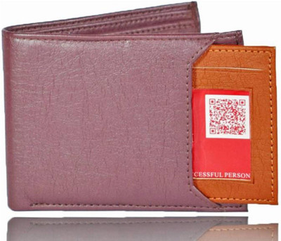 

Wenzest Men Brown Artificial Leather Wallet(3 Card Slots)
