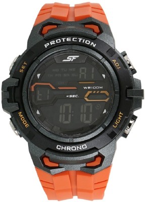 Sonata Super Fiber Orange Strap Digital Watch  - For Boys   Watches  (Sonata)