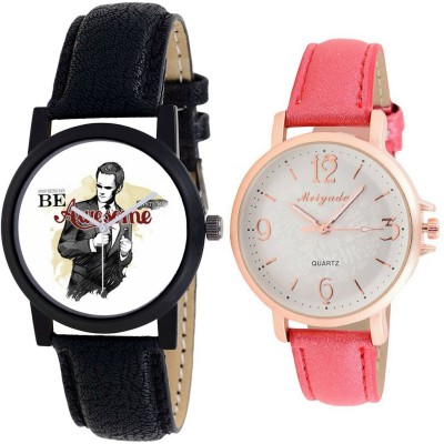 AR Sales Combo Of Analog Watch For Mens And Womens-M005-AR106 Watch  - For Couple   Watches  (AR Sales)