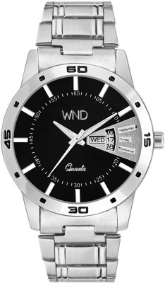 wishndeal W21MMBA Black Dial With Metalic Strap W21 Watch  - For Men   Watches  (wishndeal)