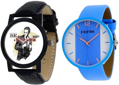 AR Sales Combo Of 2 Analog Watch For Mens And Womens FF001-AR106 Watch  - For Couple   Watches  (AR Sales)