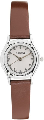 

Sonata 87020SL01 Essentials Watch - For Women
