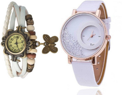 

PMAX BUTTERFLY WHITE AND MXRE WHITE NEW STYLISH FOR Watch - For Women