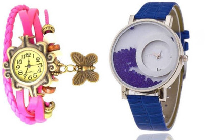 

PMAX BUTTERFLY PINK AND MXRE BLUE NEW STYLISH FOR Watch - For Women