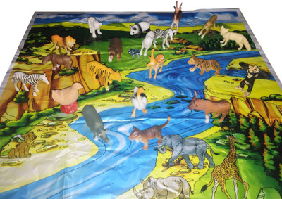 

Techhark 20 pcs. Wild Animals Figures Set(Multicolor)