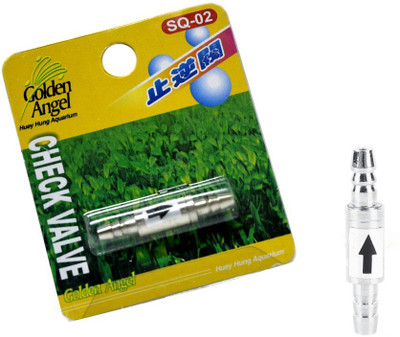 

Golden Angel Check Valve (SQ-02) |100% Brand New High Quality For Aquarium Co2 System Air Pump Stainless Steel | Aquarium Tool