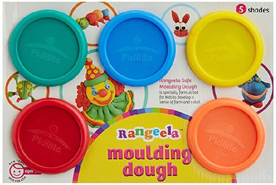 

Pidilite Rangeela Moulding Dough - 5 Shades Art Clay(200 g)