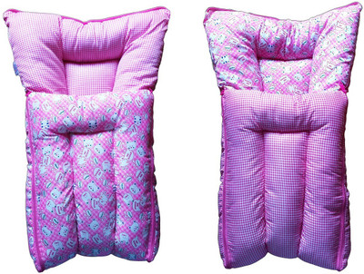

Dolphin52 BEAR BABY CARRY BED ( PINK HAPPY BEAR ) SET OF 2. AGE : 0-4 MONTHS NEW BORN(Fabric, Multicolor)