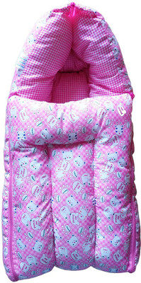 

Dolphin52 BEAR BABY CARRY BED (PINK HAPPY BEAR 2) AGE: 0-4 MONTHS NEW BORN(Fabric, Multicolor)